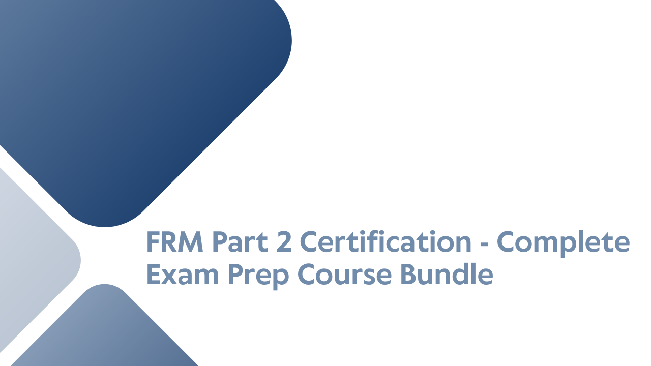 FRM Part 2 Certification – Complete Exam Prep Course Bundle